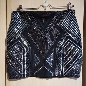 Express Sequined Skirt